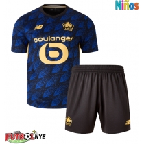Camiseta Lille OSC Tercera Equipación para niños 2025-26 manga corta (+ pantalones cortos)